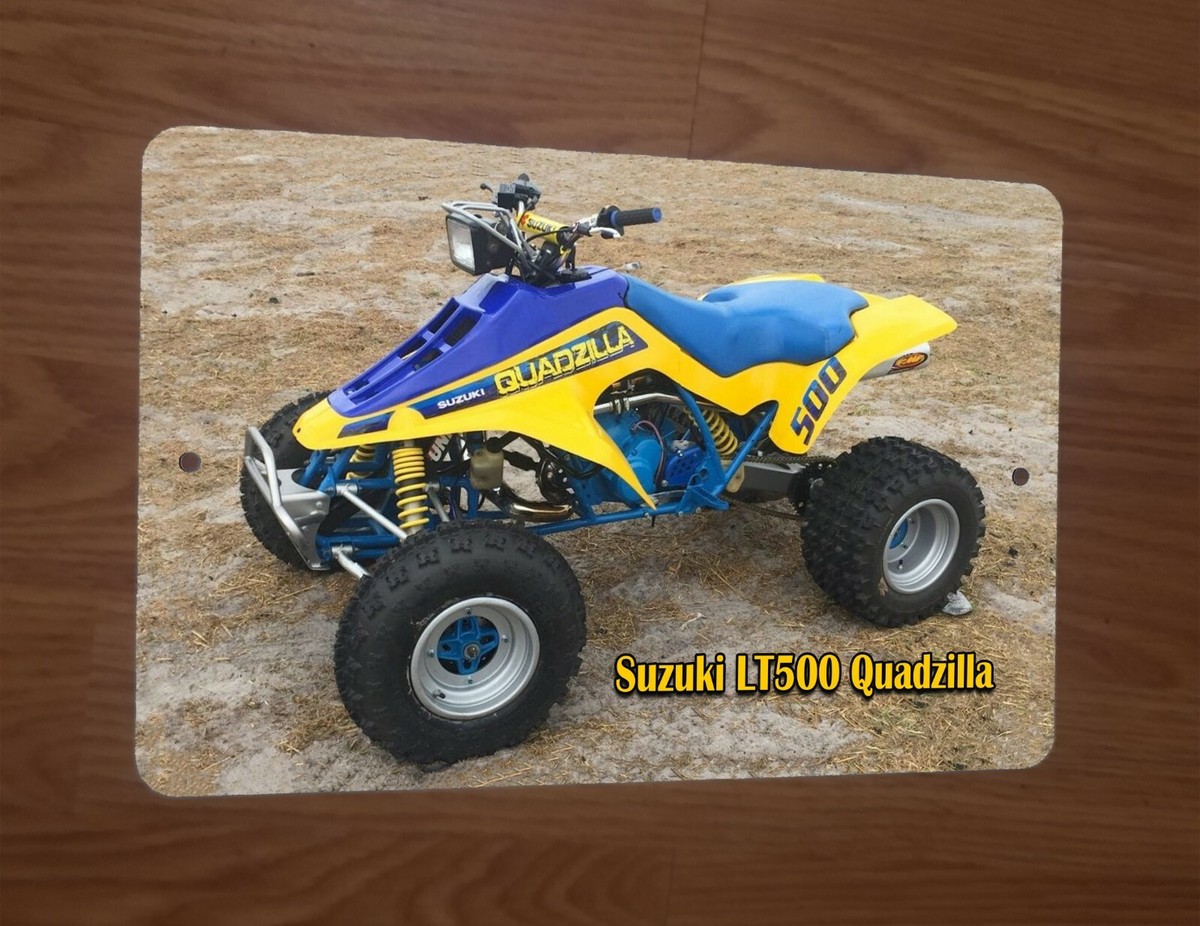 Suzuki LT500 Quadzilla 4 Wheeler ATV Quad Motorcycle Bike 8x12