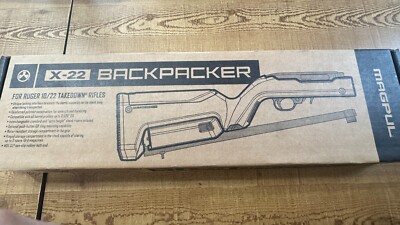 Magpul X-22 Backpacker Stock For Ruger 10/22 Takedown Black