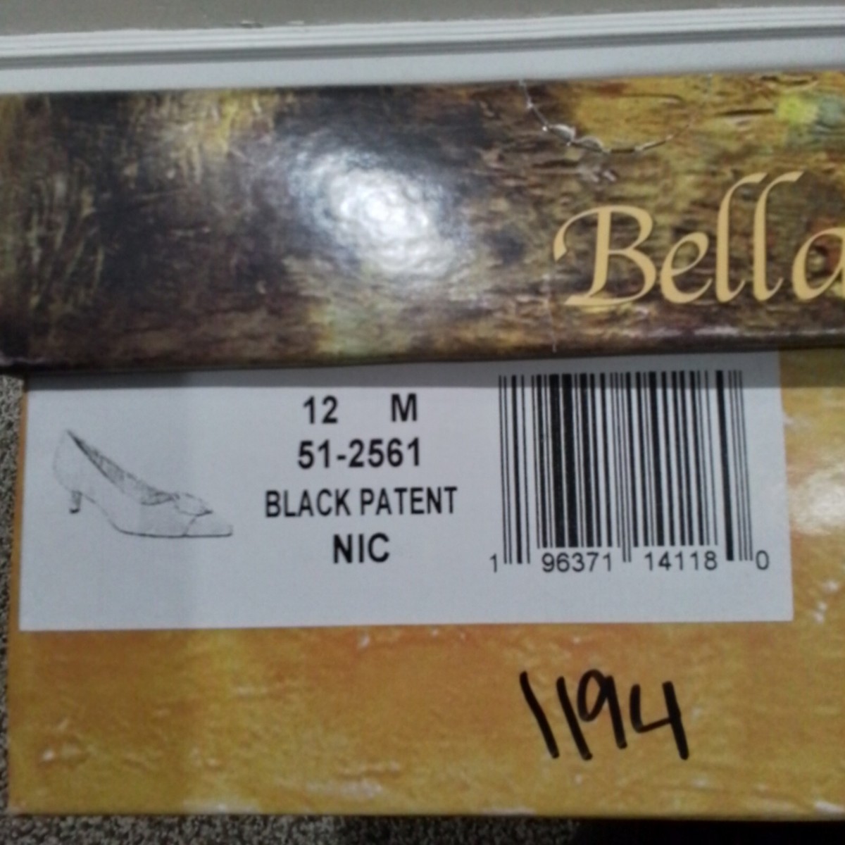 マイ Size 12 Bella Vita Nic Pumps 51-2561 Black Patent Leather