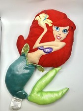 Disney Store Princess Plush The Little Mermaid Sitting Ariel 21"Plush Pillow Toy