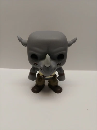 FUNKO POP 143 Teenage Mutant Ninja Turtles ROCKSTEADY LOOSE FIGURE TMNT 