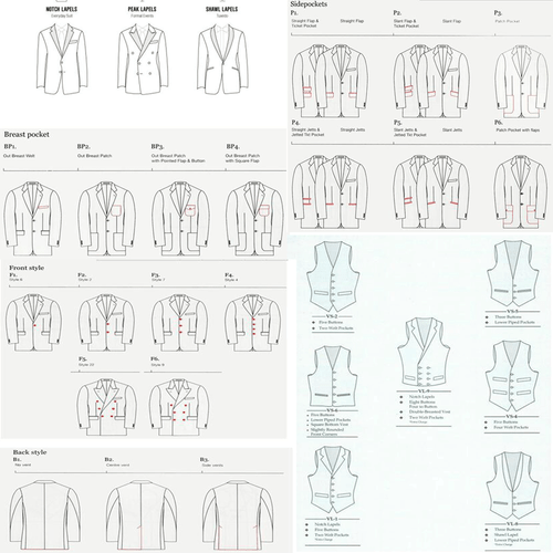 Houndstooth Men's Safari Jackets Multi Pockets Casual Warm Outdoor Hunting Coats - Bild 7 von 8