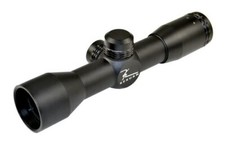 Aluminum 4X32 Compact Scope with Mil-Dot Reticle and 1 inch Dovetail Scope Rings