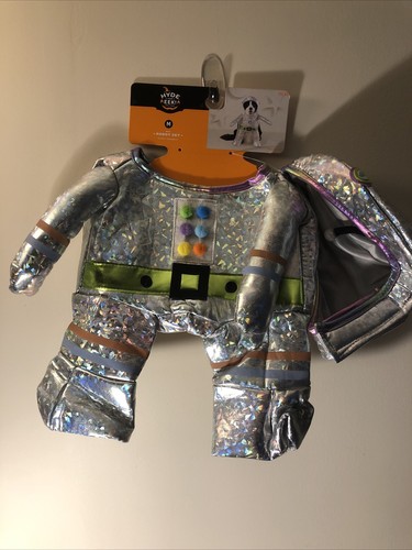 Pet Robot Costume Medium Dog Set Metallic Up To 50lbs 2 Piece Hyde Eek NEW - Picture 2 of 7