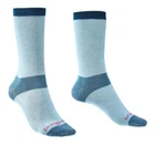 Bridgedale Women's Base Layer Coolmax Liner Boot Socks 2 Pairs Sky 710605/402