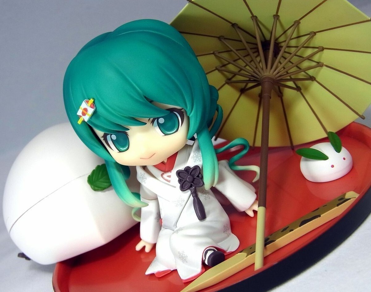 Snow Miku Hatsune 草莓白色纯色Nendoroid 303 人偶WF 2013 日本来自