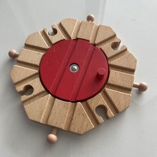 Thomas  Friends Wooden Railway Brio Compatible Track Turntable Melissa Doug