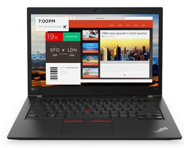 Lenovo ThinkPad T480s 14" FHD Core i5-8250U 16GB 512GB PCIe SSD FPR Cam Win11Pro