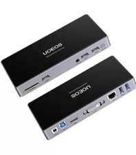 Universal USB Laptop Docking Station with DisplayLink