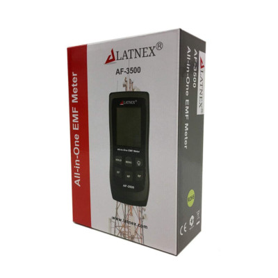AF-3500 EMF Meter RF Detector and Reader with Calibration Certificate - Measures