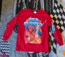 NWT Vintage Spiderman 2 Y2K Promo Large Graphic Comic Red t Shirt Youth L 12-14