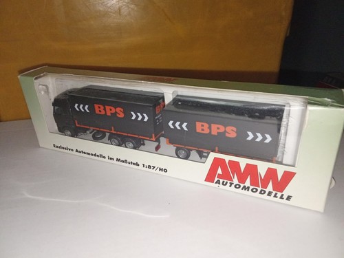ZM12 AMW Automodelle 1:87 Volvo Globetrotter BPS Transporter m Ovp Ovp H0 - Bild 2 von 14