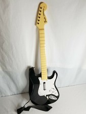 Wii Rock Band Wireless Fender Stratocaster Guitar Controller 19091  No Dongle 