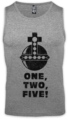 One Two Five Herren Tank Top Monty Fun Knights Python and the holy grail Ni