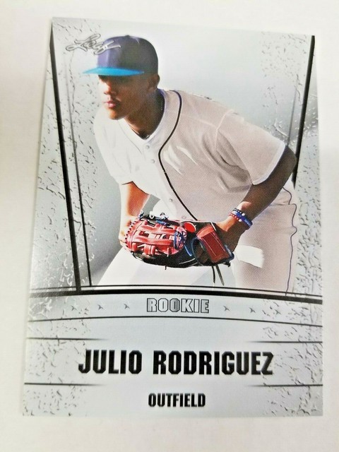 10 Count Lot JULIO RODRIGUEZ 2019 Leaf Rookie Cards Seattle Mariners RC 