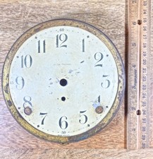 Old Seth Thomas Clock Movement Dial Pan     (...