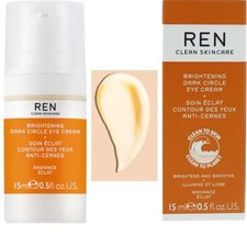 REN Clean Skincare Brightening Dark Circle Eye Cream,15ML FULL SIZE NEW WITH BOX