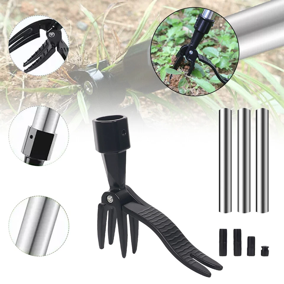 Teleskop Unkrautstecher Unkrautentferner Unkraut Ausstecher-Entferner - Bild 2 von 4