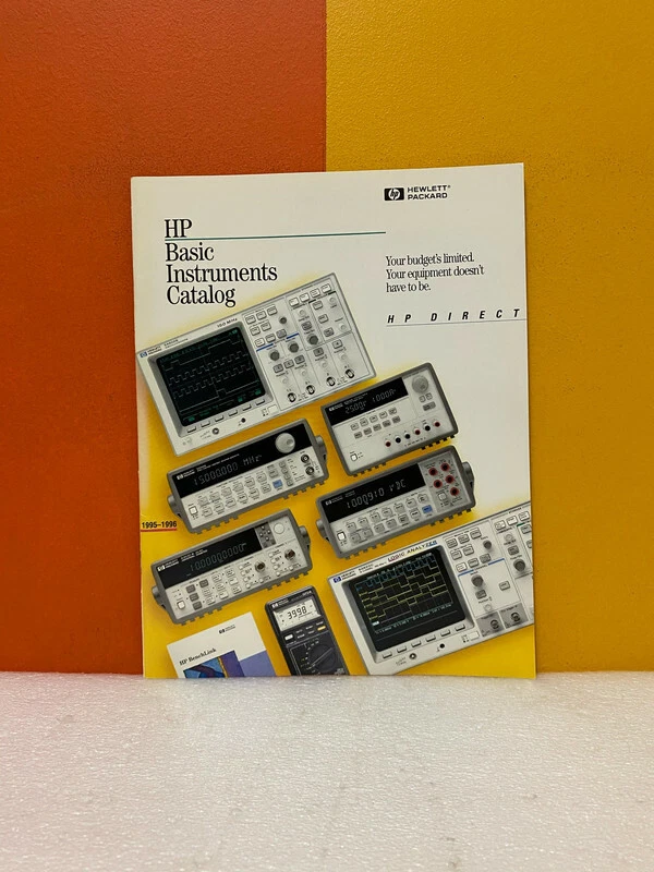 HP Basic Instruments Catalog 1995-1996 | eBay
