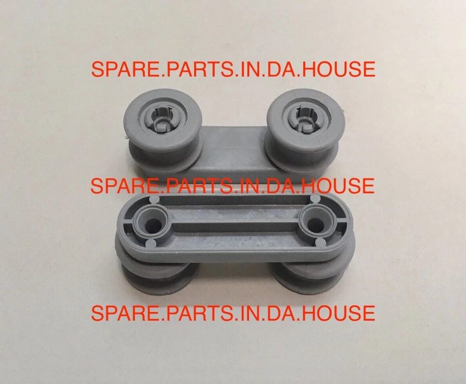 2 x Suporte e guia de roda de cesta de máquina de lavar louça AEG genuíno F89088VI-M F89088VI-S - Imagem 3 de 3