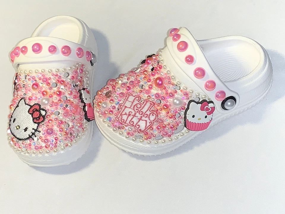 Zapatos con zueco Hello Kitty para niños pequeños Foto 3 de 4
