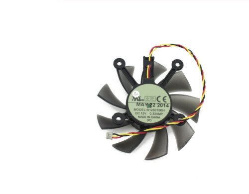 Cooling Fan For ASUS GTS250 HD4870 Graphics Card R128015BH 12V 0.32A 3pin - Bild 4 von 4