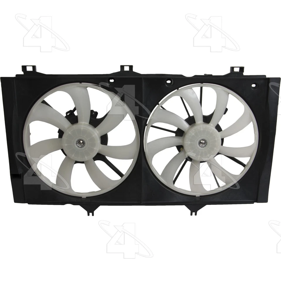 Conjunto de ventilador condensador y radiador doble 2,7 L para Toyota Venza 2009-2014 4 estaciones Foto 3 de 4