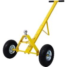 600lbs Trailer Dolly Mover Hitch Boat Camper Hand Dolly w/10" Pneumatic Tires