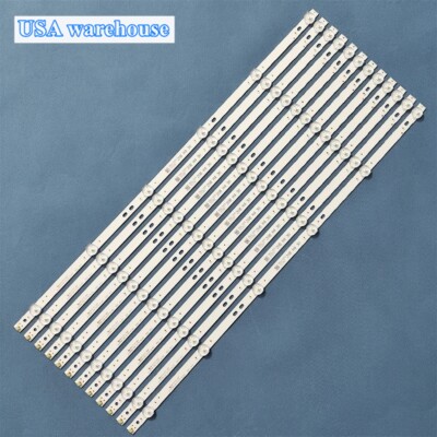 12pcs LED Strips For RCA RTU6549-C A2008 RNSMU6540 RNSMU6536 HRS_SQY65D3_6X12