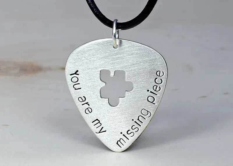 Collar con dije de guitarra de plata de ley - Pick es jugable Foto 4 de 4