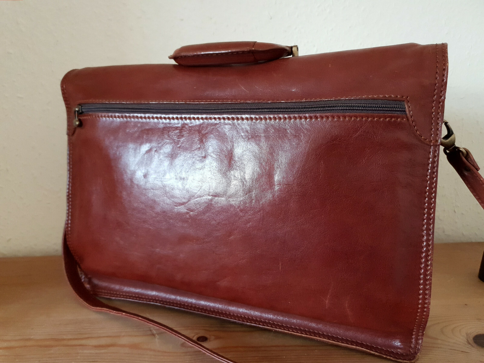 Dionigi Vintage Classic Italian Leather Work Bag Shoulder Bag, 2994a eBay