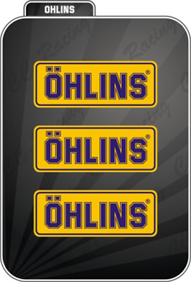 3 Adhesives Ohlin Damper Piston Yellow Violet 40 x 0 5/8in