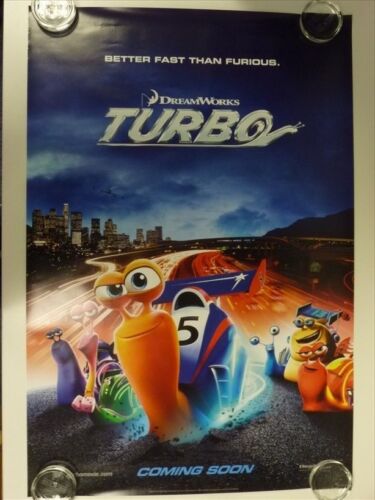 Turbo Animation Ryan Reynolds Advance Original Film Affiche Un Feuille 69x102cm - Photo 1/1