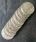 Lot of 10 50c Walking Liberty Silver Half Dollars