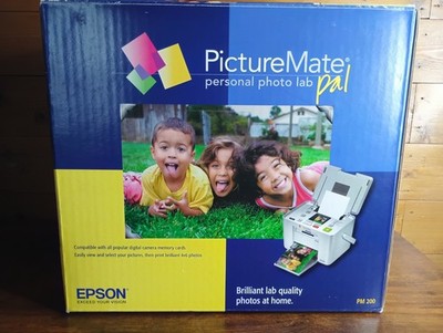 Epson PictureMate Pal PM 200 Digital Personal Photo Printer w Paper Software
