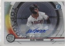 Alek Thomas Bowman 2020 /50 Auto