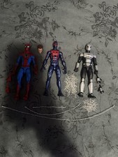Marvel Legends Armored Spider-Man Spider-Man 2099 Peter Parker Spider-Man Lot
