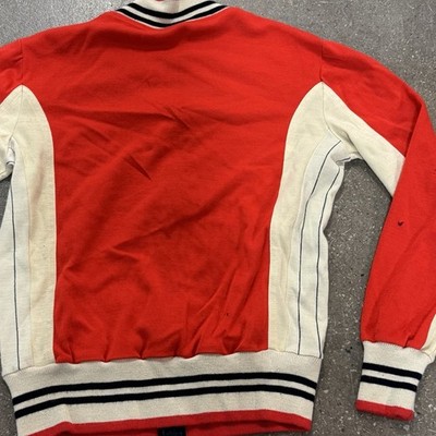 Vintage 70s Fila Bjorn Borg Red Tracktop Jacket Size 38 Rare
