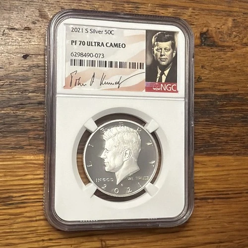 NGC 2021-S PF70UCAM JFK Silver Half Dollar Proof 🇺🇸