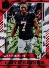 2024 Donruss #19 Bijan Robinson Elite Series Atlanta Falcons