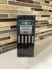 Dixon Carpenter Pencil 20CT 416770 9/16" x 7" Med Lead Non-Toxic Black Brand New