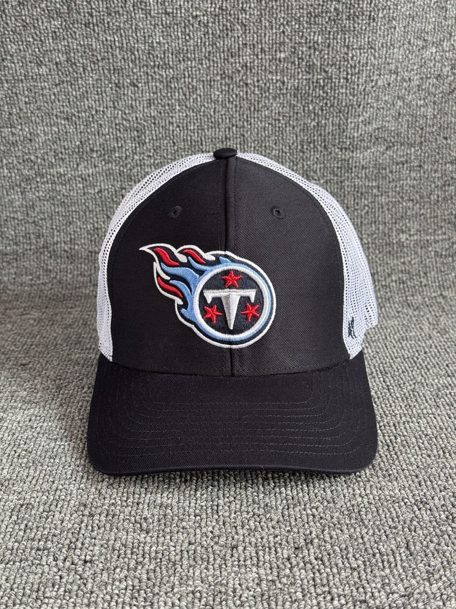 '47 Brand Tennessee Titans Trucker Snapback Black White One Size NFL Hat