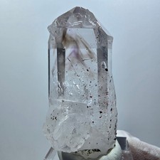 Lemurian Phantom Amethyst with Hematite Streep Mine Gobo. Namibia 46*24*21mm