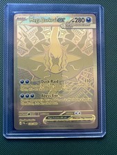 Mega Darkrai EX 120/084 PBL Pitch Black Ultra Rare Gold Holo Foil Englisch Karte