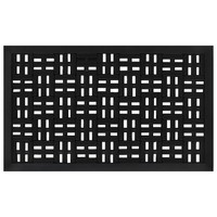 Vidaxl FußMatte Rechteckig 45X75 Cm Gummi Neu