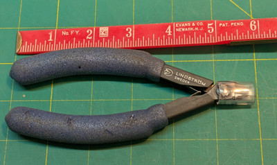 Lindstrom HS-8140 - Diagonal Cutters w/Oval Head & ESD Safe Handle - Sweden