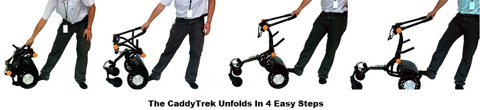 Caddytrek R2 Remote Controlled Golf Bag Cart Caddy - Red for sale