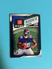 Saquon Barkley 2018 Donruss Rookie Threads Laundry Tag 1 Of 1 Rookie Year 1/1!!