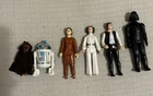 Vintage Kenner Star Wars Figure Darth Vader, R2D2, Han Solo Lot Of 6