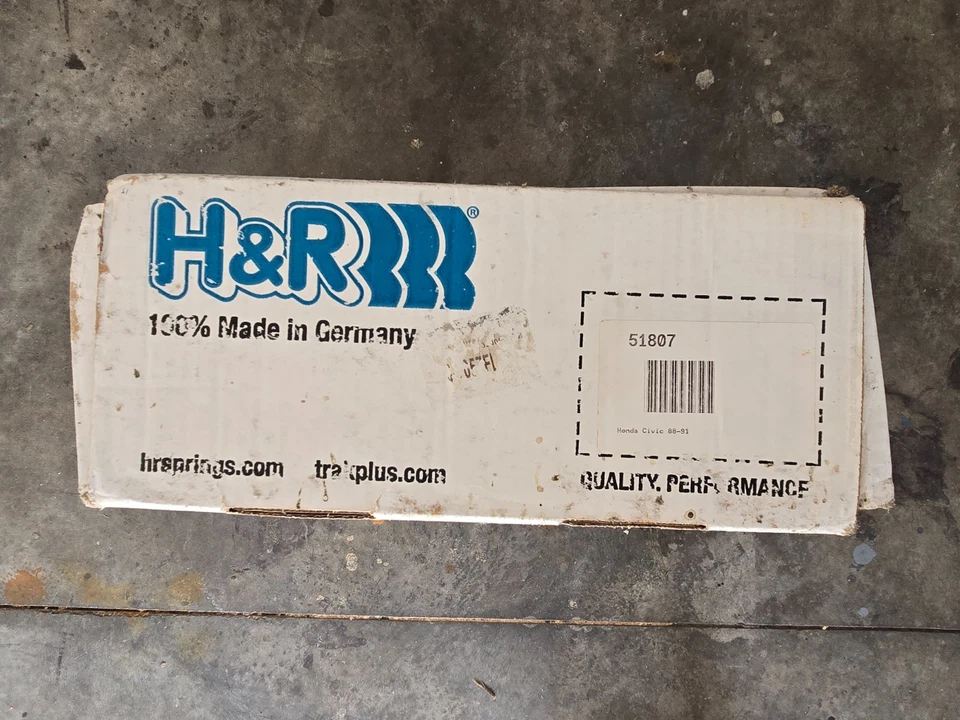 Kit de resortes delanteros y traseros deportivos descendentes H&R 51807 para Honda Civic/CRX 88-91  Foto 3 de 4